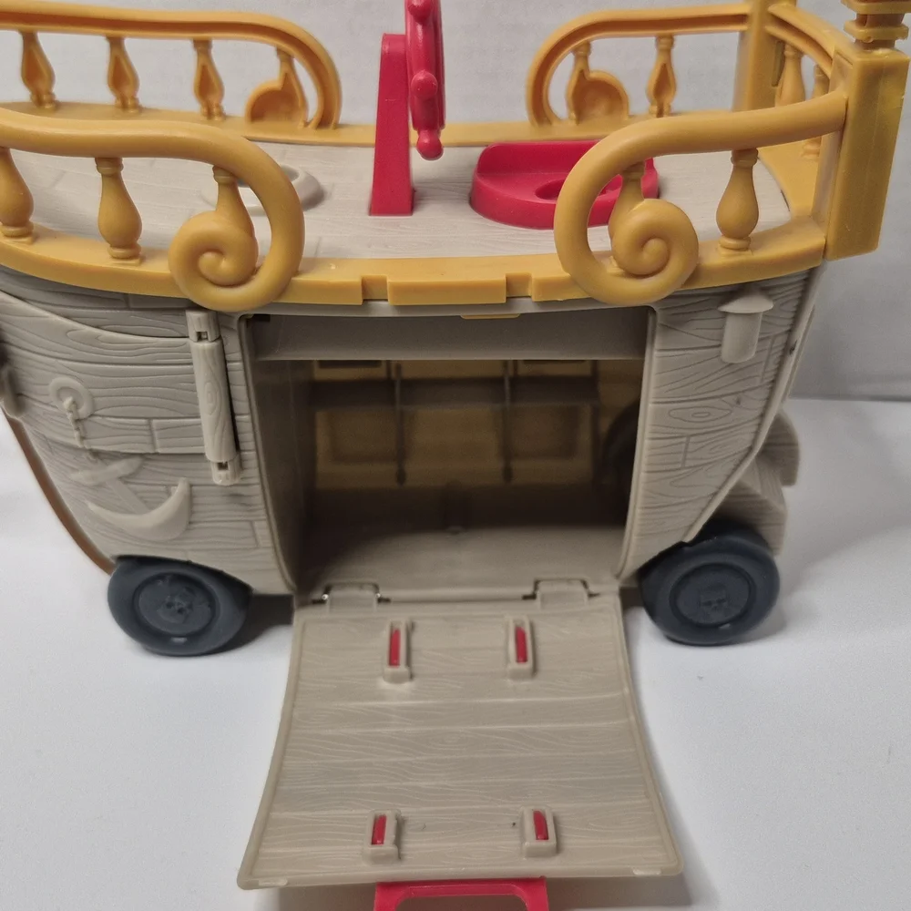 Adventure Pirate Ship Playset -‎ Red and Tan